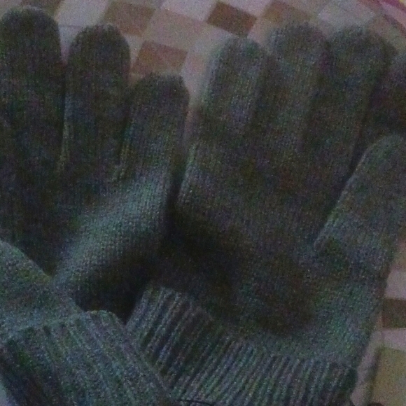 Allsaints Cozy GRAY Knit Gloves